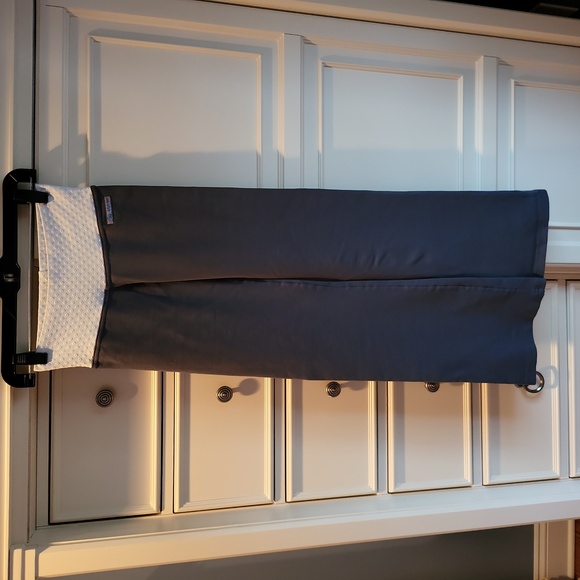 Pants - Body Rio Gray Yoga Pants with White Waistband Size OS
